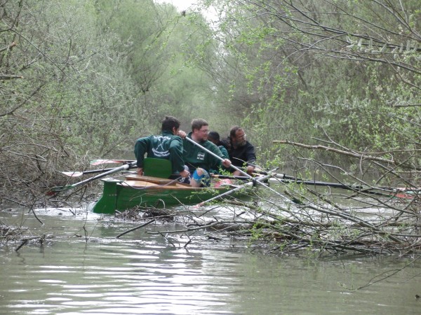 Ruderboot auf Kanal Crasnicol DD10