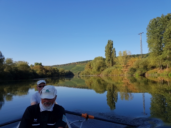 Ruderboot auf dem Altmain 2018