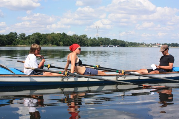 Ruderboot auf der Regattastrecke von Bromberg P09