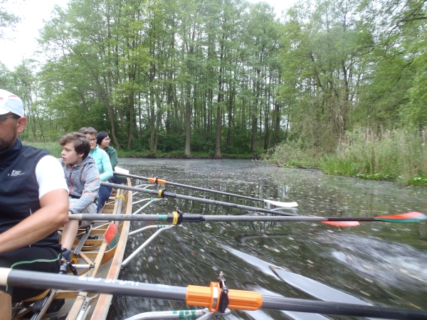 Ruderboot bei Birkenwerder Havelquelle 2016