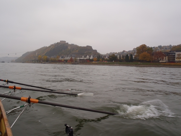 Ruderboot in Koblenz 2015