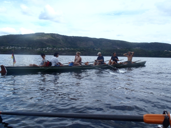 Ruderboot in Notodden 2018