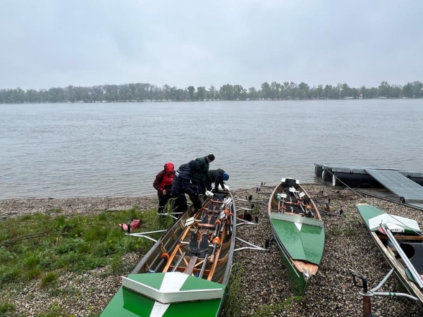 Ruderboote Novi Sad Donau 2023