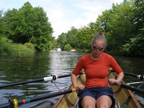 Ruderboote auf dem Finowkanal 09