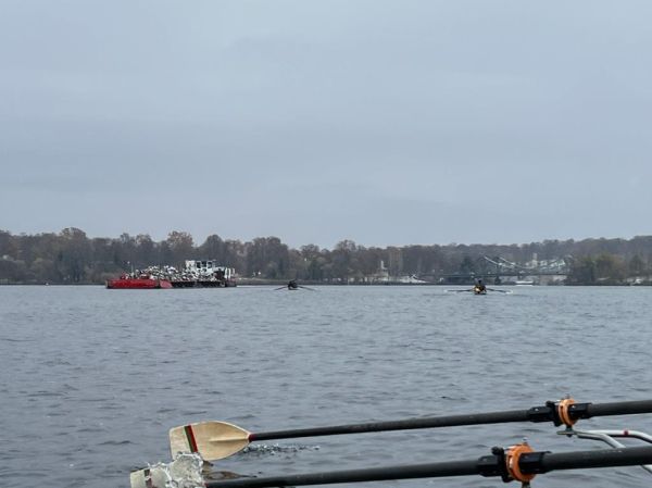 Ruderboote auf dem Jungfernsee Ketzin Herbst 2022