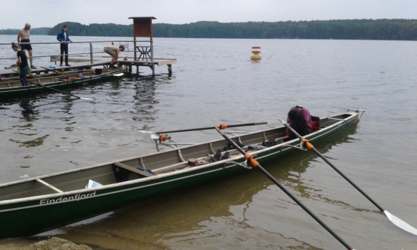 Ruderboote auf dem Stienitzsee 2017