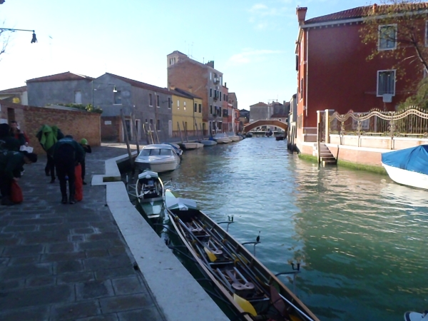 Ruderboote in Murano Venedig 2013