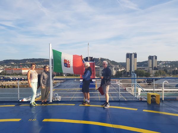 Ruderer Irlandflagge Stena Horizon 2019