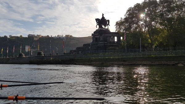 Ruderer am Deutschen Eck 2019