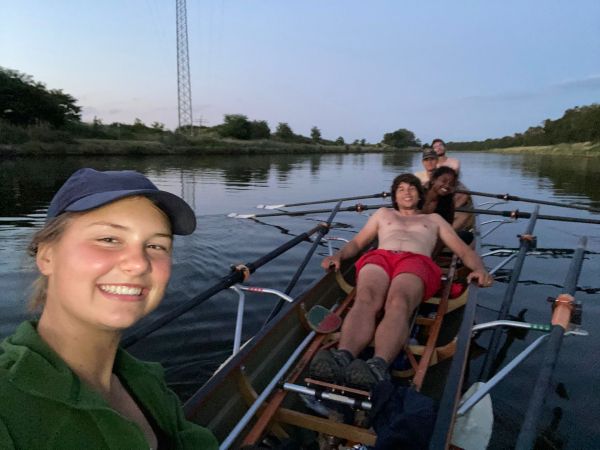 Ruderer auf dem Elbe Havel Kanal Marathon 2022