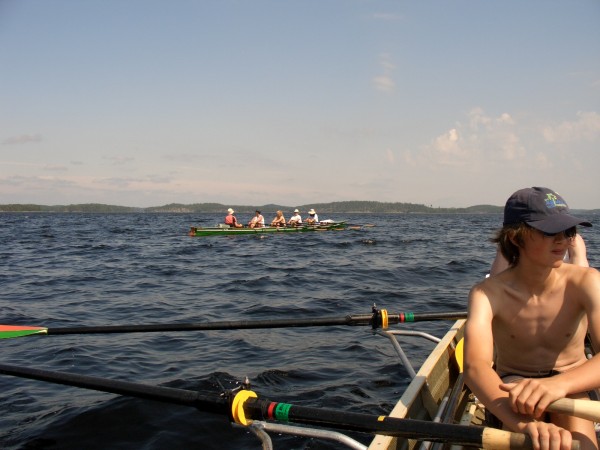 Ruderer auf dem Weg nach Savonlinna S11