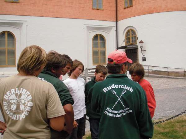 Ruderer beim Schloss Uppsala S10