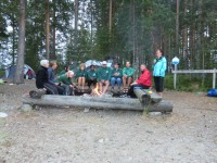Ruderer einsame Insel Lagerfeuer S11Bl Ruderer einsame Insel Lagerfeuer S11Bl