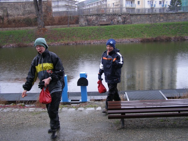 Ruderer im Regen Brandenburg 07