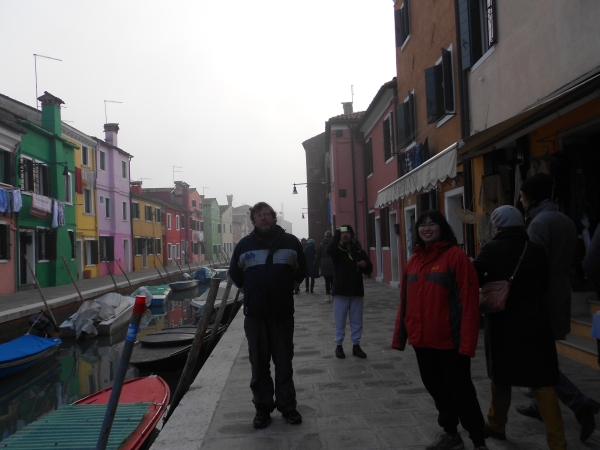 Ruderer in Burano Venedig 2013