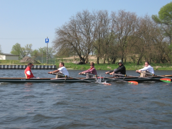 Rudervierer auf dem Weg nach Stettin O09