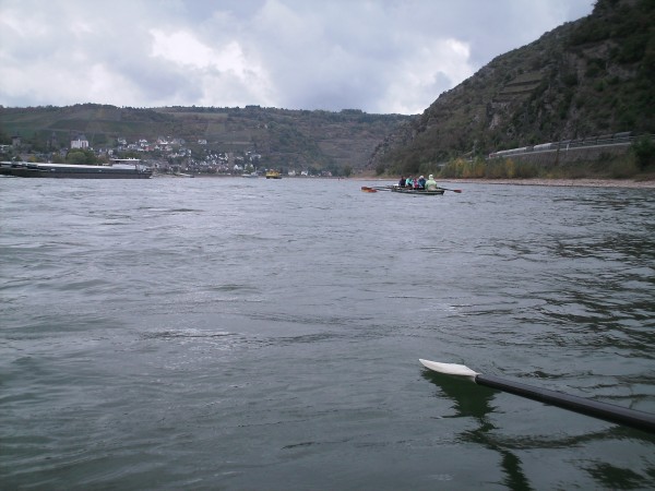 Rudervierer auf der Gebirgsstrecke Rhein 11