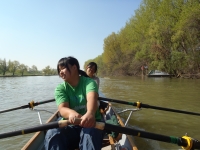 Ruderzweier auf der Tamis Donau 2012