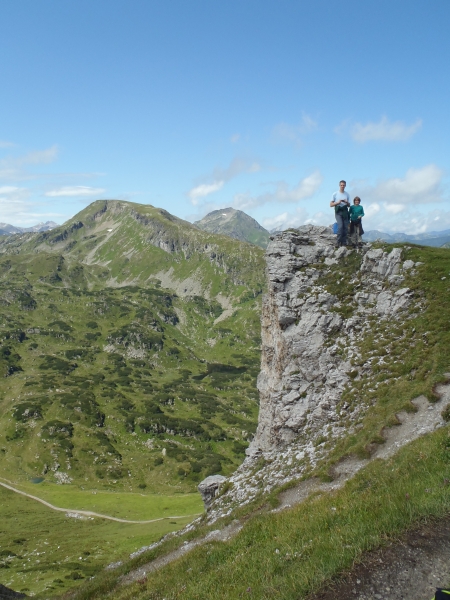 Scharte vor der Steirischen Kalkspitze Loipold 2012