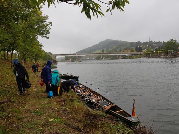 Schengen im Regen Mosel 2019