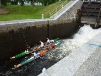 Schleuse Varistaipale im Wildwasser S11Bl Schleuse Varistaipale im Wildwasser S11Bl