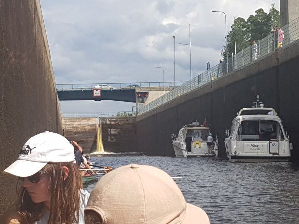 Schleuse Varkaus macht einfach das Tor auf 2019