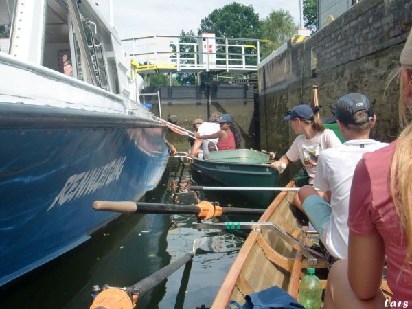 Schleuse auf der Havel 2021