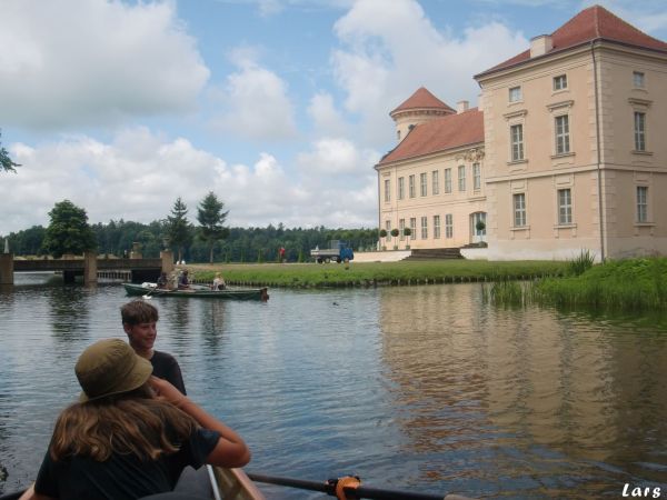 Schloss Rheinsberg vom Wasser aus 2021