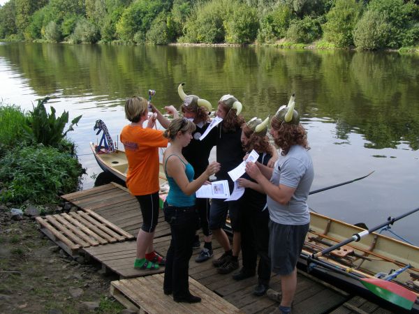 Siegerehrung Drachenjaeger Drachenbootcup 2010