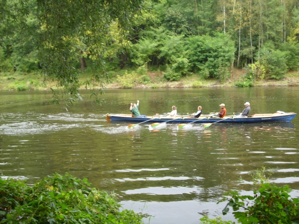 Siegreiches Ruderboot DB07