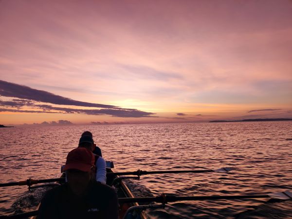 Sonnenaufgang auf dem Mittelmeer Le Lavandou 2022