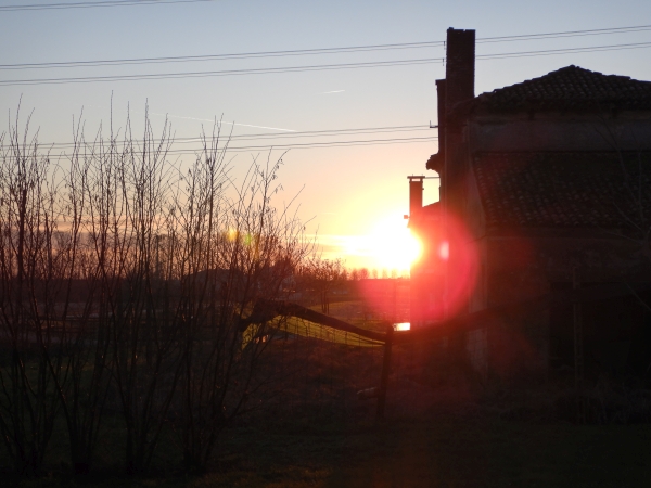 Sonnenuntergang Ca Vendramin Po 2019