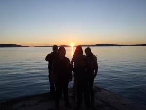 Sonnenuntergang in Jadrija Kroatien 2013 Sonnenuntergang in Jadrija Kroatien 2013