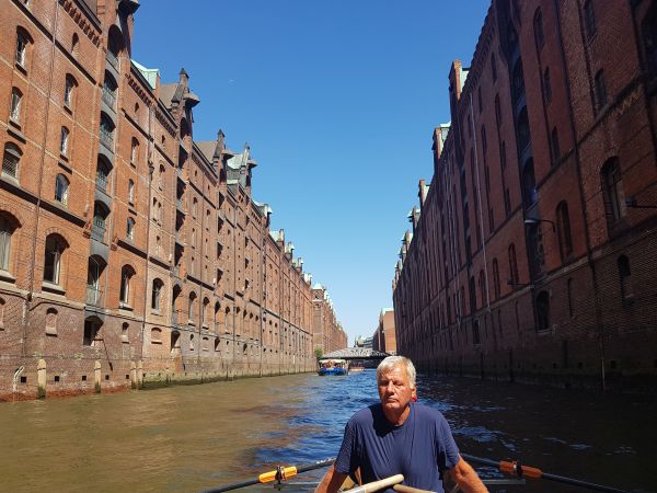 Speicherstadt Hamburg vom Ruderboot 2019