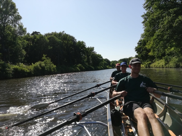 Start des Marathon auf dem Teltowkanal 2023