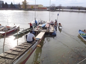 Steganlegen yachtclub Ruse Donau 2013