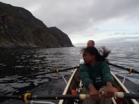 Steilkueste Mageroya Zweier mit Steuermann Porsangenfjord 2012