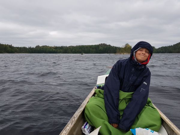 Steuerfrau bei kaltem Wetter 2019