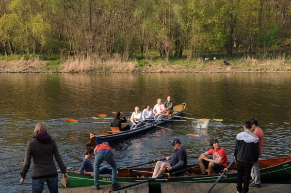 Tag der offenen Tuer Kleinmachnow 2014 Ruderboote