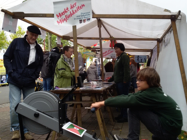 Teltower Altstadtfest 2017 Ruderergometer