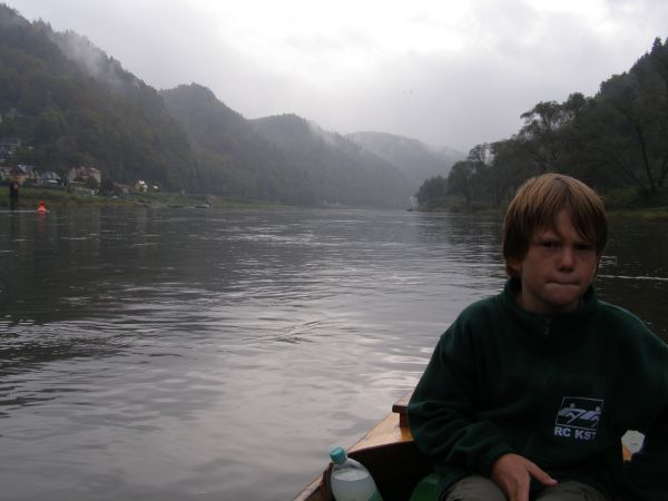 Thomas auf der Elbe Moldau Elbe 2010