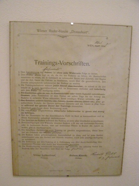 Trainingsordnung Wien 2