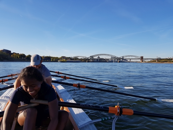 Trainingsstrecke durch Koeln Rheinmarathon 2018