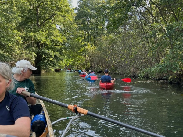 Verkehrsstau im Spreewald 2023