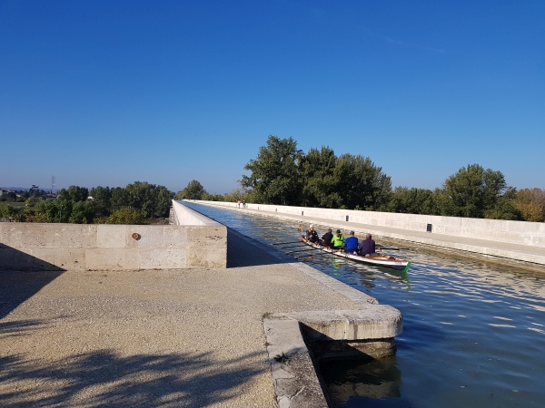 Vierer auf Kanalbruecke Midi 2018