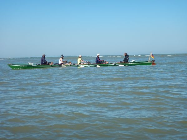 Vierer auf dem Schwarzen Meer Donau 2019