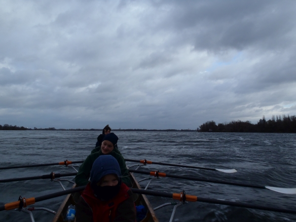 Vierer auf dem Trebelsee Ketzin Herbst 2015