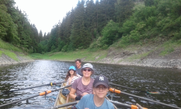 Vierer auf der Bleilochtalsperre 2018