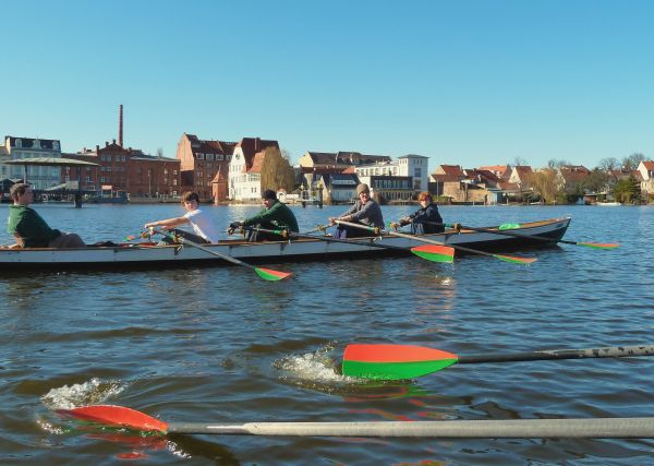 Vierer vor der Brandenburger Innenstadt 2011