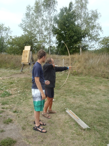 WaWa beim Bogenschiessen 2018